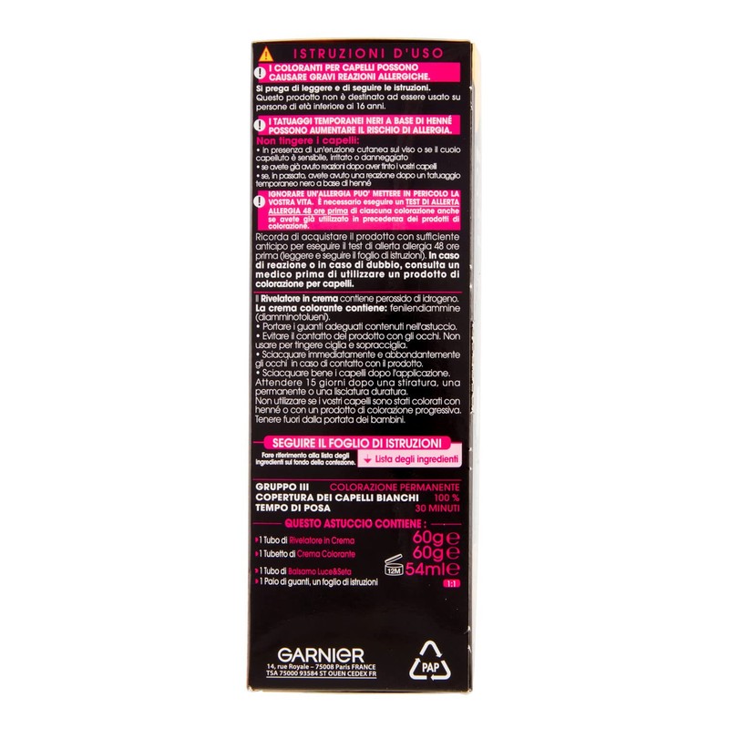 Garnier Olia Hair Dye, Permanent Colouring without Ammonia, Covers 100%