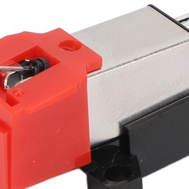 Magnet Cartridge AT91R, AT91R Phonograph Cartridge for LP3 Phonograph, Dual Magnet Cartridge Moving Turntable Replacement Parts, Dynamic Magnetic Phono Needle for LP3 Phono