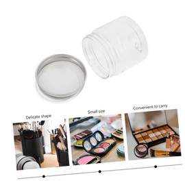 TOVINANNA 12pcs Portable Travel Cream Containers with Lid Sturdy Aluminum and Pet Cosmetic Jars for Homemade Lotions and Samples for Travel and Daily Use