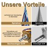 SALI HSS Step Drill [Φ4-12 mm, 9 Steps] Four Spiral