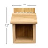 Kettle Moraine Cedar Post Mount Bluebird Mealworm Feeder