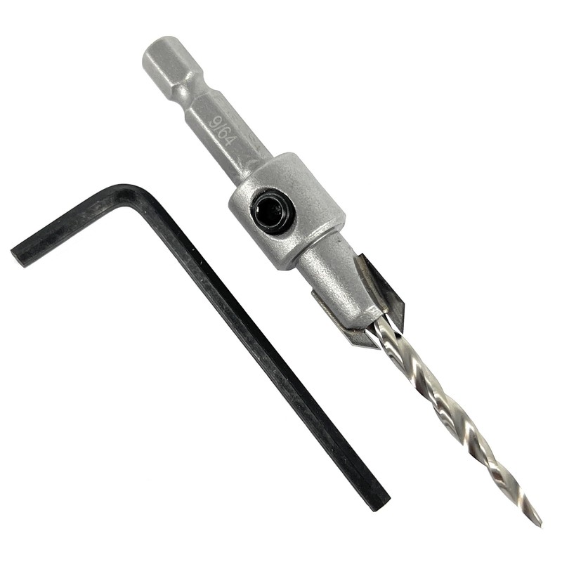 FTG USA #6 (9/64") Tungsten Carbide Tipped Countersink Drill Bit