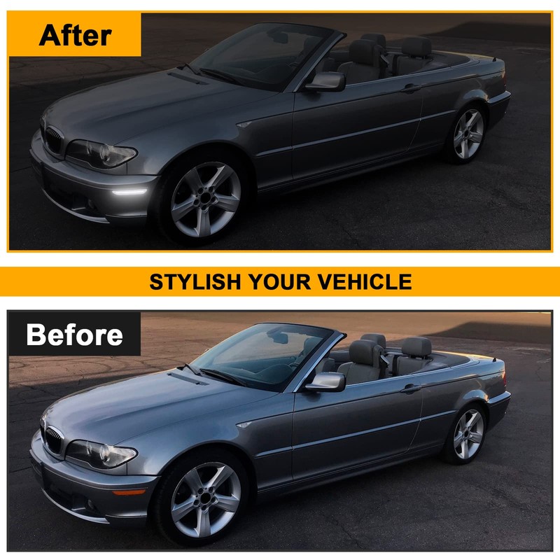 Mynoway Front Bumper LED Reflector Lamp Replacement for 3 Series