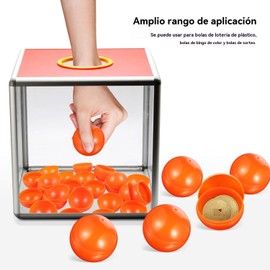 Mipcase 25 Piezas Bolas De Lotería Plásticas Reutilizables 1.57 Pulgadas Bolas Abiertas para Juegos De Fiesta Rifas Eventos Y Sorteos