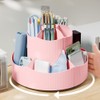 SAMSYOKI Rotating Pen Holder, 360° Rotating Desk Organiser, Rotation Pen