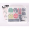 Unicorn Mens Maestro Dart Flights, Black/White/Blue/Red/Green/Silver
