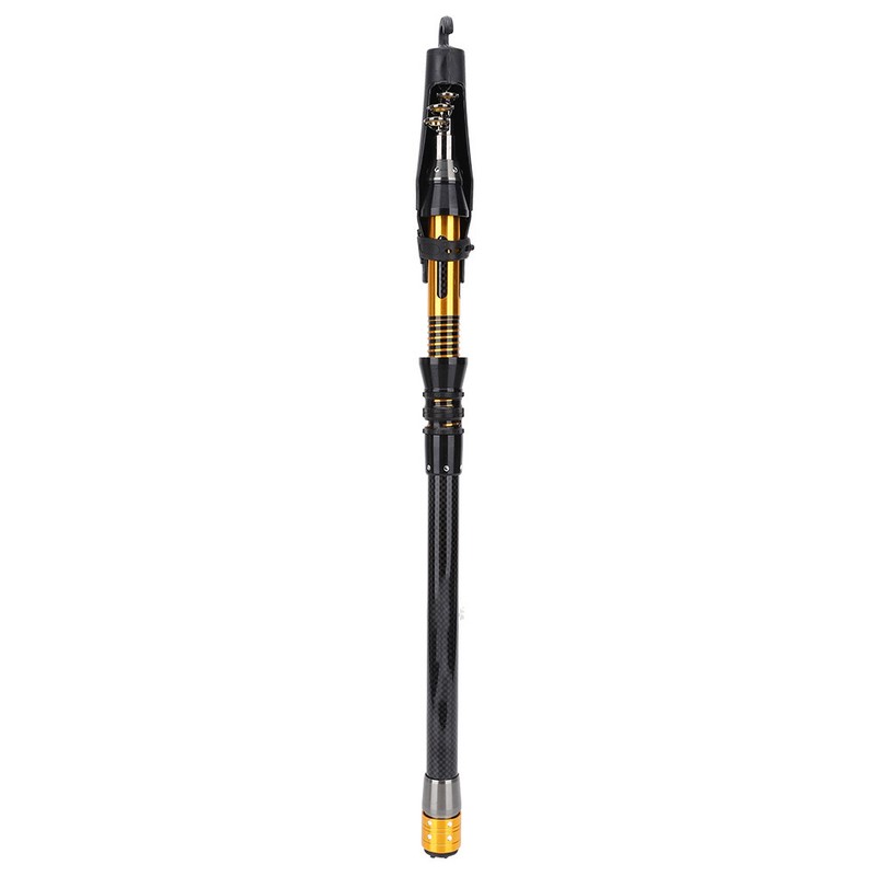 Mini Portable Ultralight Carbon Fiber Telescopic Fishing Rod Sea Fishing