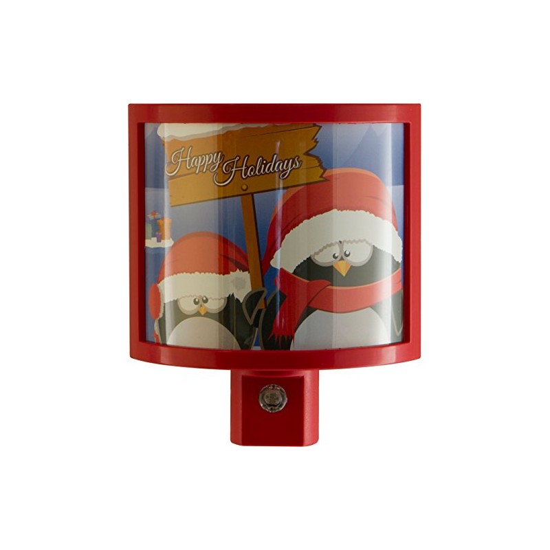 Jasco Products 13374 Night Light with Curved Wrap Shade North