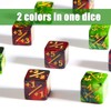 24 Pieces Dice Counters Token Dice D6 Dice Cube Loyalty