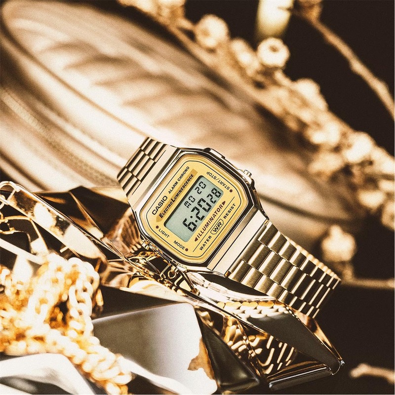 Casio Standard A-168WG-9W Men's Digital Wristwatch