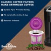 Brew Addicts 300 Paper Coffee Single-Use Filters for Keurig Brewers