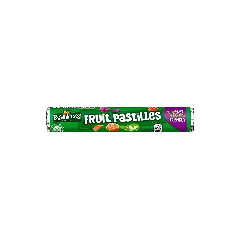 Rowntrees Fruit Pastilles Single 50g - Pack of 6