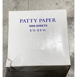 McNairn Packaging (1000 SHEETS) PATTY PAPER 5.5" x 5.5" HAMBURGER/DELI POP UP SHEETS/ USA MADE New