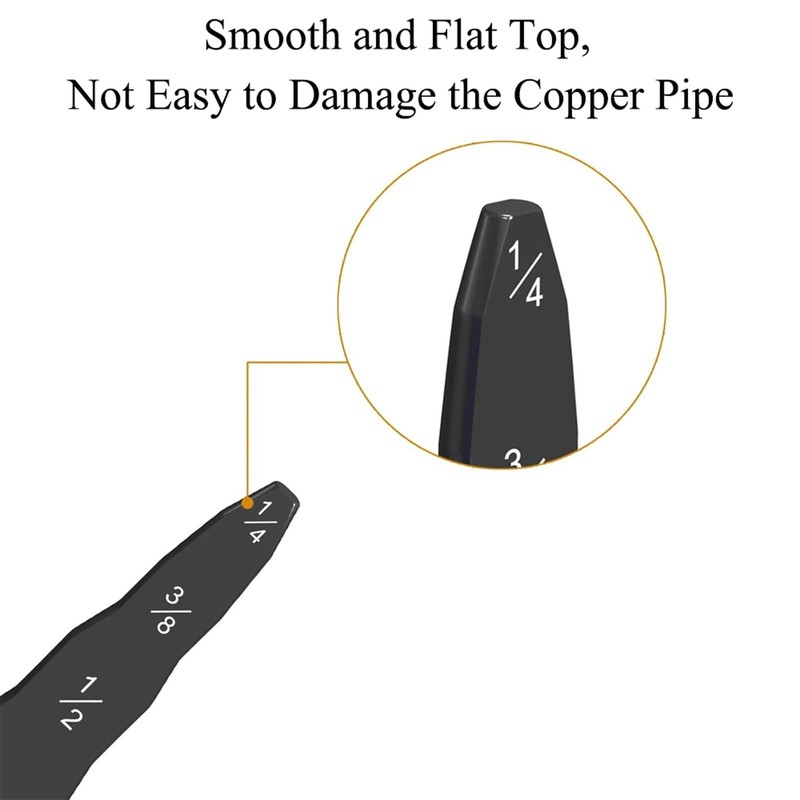 2PCS Swaging Spin Tool Drill Bit, Air Conditioner Copper Pipe