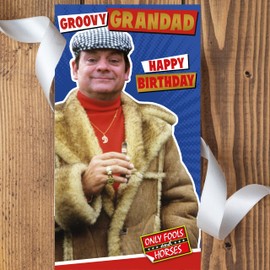 Only Fools and Horses Grandad Birthday Card, Only Fools And Horses Grandad Birthday Card, Grandad Birthday Card Only Fools And Horses, Happy Grandad Birthday Card, Multi, 9 x 5, OF014
