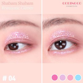 CORINGCO Eye Glitter Makeup Liquid Eyeshadow Sparkle | Shabam Shabam Romantic Glitter Shadow K beauty Makeup Shimmer (#04 Dawn Light)