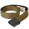 LEACOOLKEY Money Belt for Men for Travel Safety Nylon Military