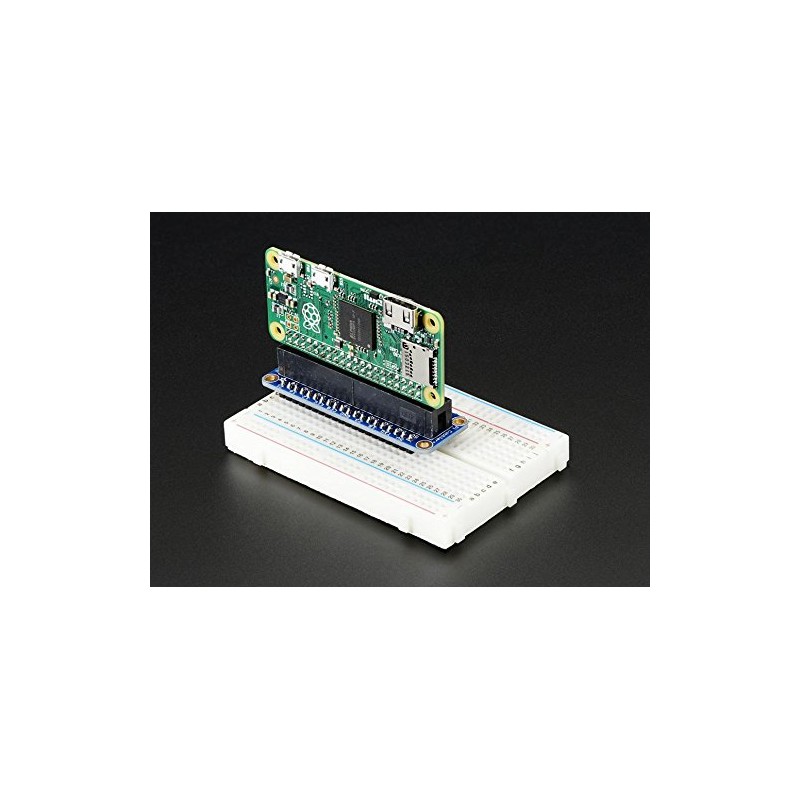 Adafruit 0.1" 2x20-pin Strip Right Angle Female Header [ADA2823]