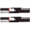 2PK USA Toothed Mulching Blade for Exmark 32” Metro MGS481GKA322P0