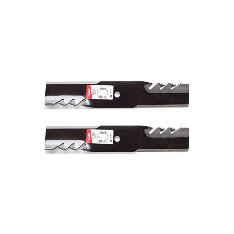 2PK USA Toothed Mulching Blade for Exmark 32” Metro MGS481GKA322P0
