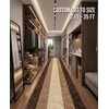 BestHomeCustom Custom Size Hallway Runner Rug Brown-Beige Color 31 inch