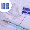 Bojueshaw 2pcs White PVC Pencil Erasers,Classic 2B Pencil Erasers,Student Drawing