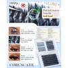 CORUSCATE Lash Clusters Spikes with Bottom Lashes 120D Eyelash Clusters