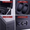 LALAHOO Watch Winder for Automatic Watches,Ultra Quiet Motor,4 Automatic Watches