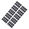 80Pcs Sax Mouthpiece Pad Silicone Black Cushion Patches Wind Instrument