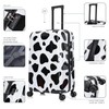 InUSA Cow Print Luggage with Spinner Wheels | Durable Lightweight