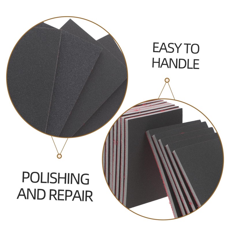 CHILDWEET 18pcs Sanding Sponge Flexible Sandpaper for Metal Plastic Wood