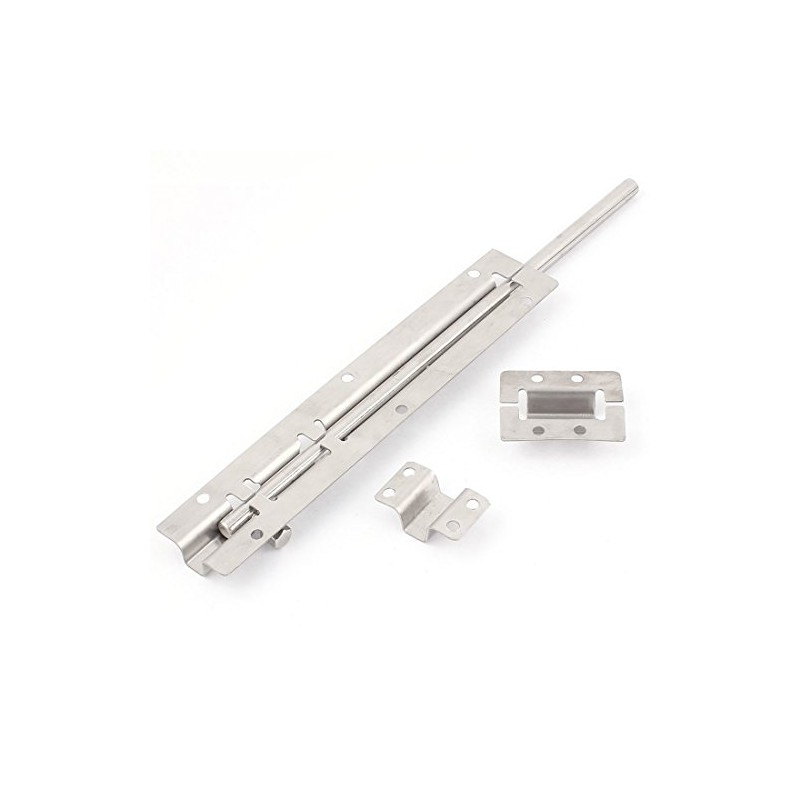 uxcell 12-inch Long Stainless Steel Door Latch Sliding Lock Barrel