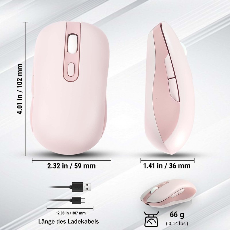 Civetes Wireless Mouse (Pink)