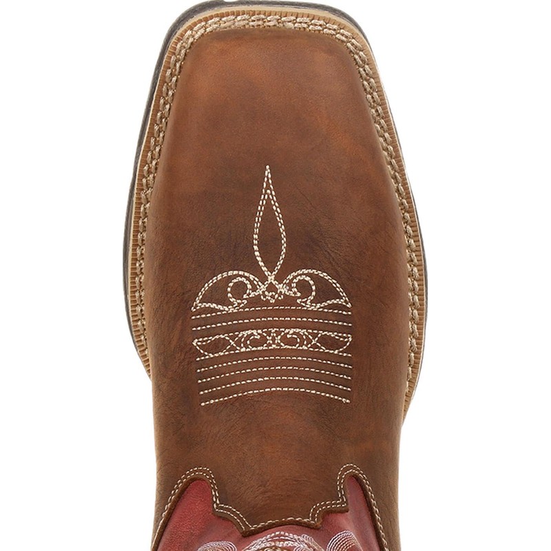 Durango womens Lady Rebel Work Western Boot, Briar Brown and