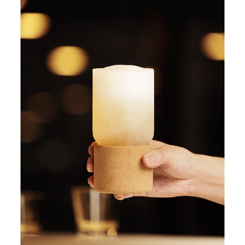 That! Inventions CHG-12B Glass Double-Wall Beer, 15.5 oz, White