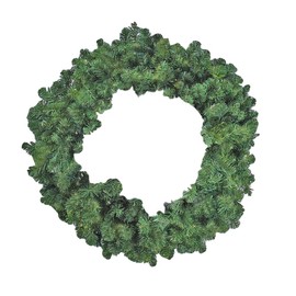 Novelty Lights 24 Inch Unlit Colorado Pine Artificial Christmas Wreath, Realistic Greenery Decor for Front Door, Indoor or Outdoor Holiday Decoration