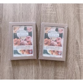 Unbranded Photo frame - Picture frame - 4" X 6" - Pack 2 (#74726B)