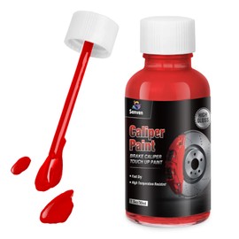 Red Caliper Paint Brake Caliper Touch Up Paint Red Gloss High Temperature Heat Resistant 1.5oz