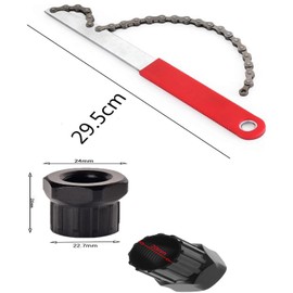 JUTOSU Sprocket, Freehub Spanner, Sprocket Removal Tool, Chain Cutter, Freewheel Cassette, Chain Wear Detection Gauge, Chain Tool, Bicycle Chain Tool, Bicycle Flywheel Chain, Bicycle Chain