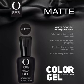 Organic Nails Matte Coat Color Gel By Organic Nails
