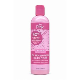 Pink Oil Moisturizer Hair Lotion 12oz / 355ml Bonus – Deep Moisturising Hair Lotion for Dry & Damaged Hair – Adds Shine, Softness & Manageability For Natural & Relaxed Hair