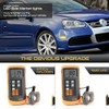 VIPMOTOZ Front Full LED Amber Side Marker Lamps Compatible With
