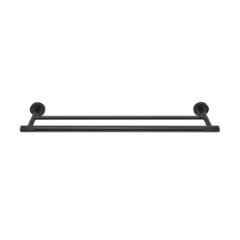 Swiss Madison Avallon 24" Double Towel Bar in Matte Black