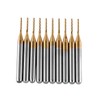 10pcs PCB End Mill Set Tungsten 1mm End Mill Carbide