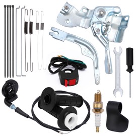 Throttle Linkage Control Assembly Compatible for Baja Warrior Massimo MB200 Predator 212 196cc Coleman CT200U BT200X CT200U-EX B200R KT196 Motorcycle Parts