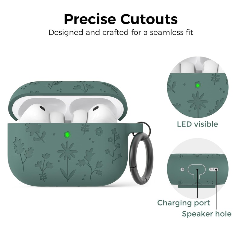 AhaStyle AirPods Pro 3 Case Cover (2025) with Cleaning Kit,