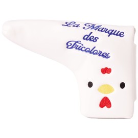 COX SPORTIF QQCVJG50 Women's WH00 Headcover, Putter Cover, Magnet, Pin-shaped Character, Golf, White, WH00 (white)