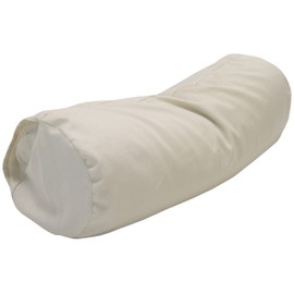Neck Roll Pillowcase ( 4x12 ) - Enclosed Sleeve Style - Wheat Dreamz - Natural Sateen 300 Thread Count - Made in USA