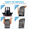 12 Pack CMXZVBE38737 Dry Filter Bags Replacement for Craftsman 2