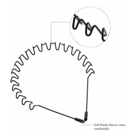 CONEJO MODA Diadema Horquilla Antideslizante Con Ondas Deportivas Unisex